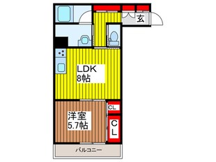 クレストタウン新都心の物件間取画像